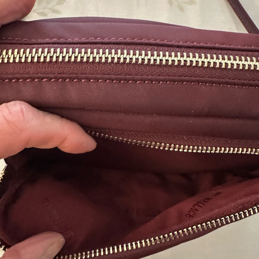 MZ Wallace burgundy Gramercy Nylon Crossbody Bag - Picture 3 of 6